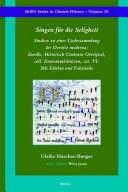 Cover of: Singen fur die Seligkeit by Ulrike Hascher-Burger, Ulrike Hascher-Burger