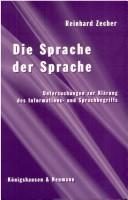 Cover of: Sprache der Sprache: Untersuchungen zur Klärung des Informations- und Sprachbegriffs