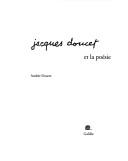 Jacques Doucet et la poésie by Andrée Doucet