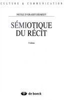 Cover of: Sémiotique du récit