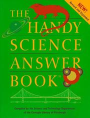 The Handy Science Answer Book (Handy Answer Books) by Carnegie Library of Pittsburgh. Technology Dept.
