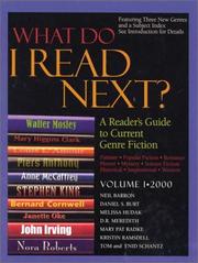 Cover of: What Do I Read Next? 2000 by Neil Barron, Daniel S. Burt, Melissa Hudak, Meredith D. R., Mary Pat Radke, Kristin Ramsdell, Tom Schantz, Enid Schantz