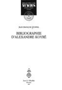 Cover of: Bibliographie d'Alexandre Koyré
