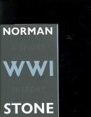 Cover of: World War One by Norman Stone