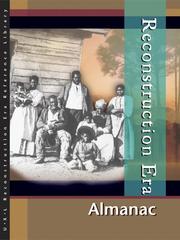 Cover of: Reconstruction Era: Almanac Edition 1. (U X L Reconstruction Era Reference Library)