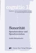 Sonorit at: Sprachstruktur und Sprachverstehen by Judith Meinschaefer