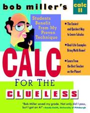 Cover of: Bob Miller's Calc for the Cluless by Bob Miller