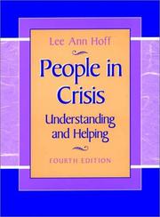 Cover of: People in crisis: understanding and helping