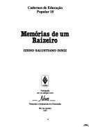 Memórias de um raizeiro by Izidio Salustiano Diniz