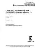 Cover of: Chemical, biochemical, and environmental fiber sensors IV: 8-9 September 1992, Boston, Massachusetts