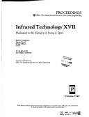 Cover of: Infrared Technology XVII by Bjorn F. Andresen, Bjorn F. Andresen