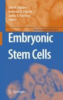 Cover of: Embryonic stem cells