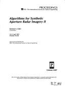 Cover of: Algorithms for synthetic aperture radar imagery II | 