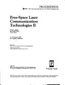 Cover of: Free-space laser communication technologies II: 15-17 January 1990, Los Angeles, California