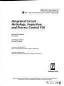 Integrated Circuit Metrology Inspection and Process Control Viii/V 2196