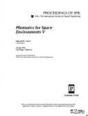 Cover of: Photonics for Space Environments V (Photonics for Space Environments V)