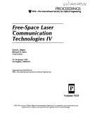 Cover of: Free-space laser communication technologies IV: 23-24 January 1992, Los Angeles, California