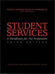 Cover of: Student services: a handbook for the profession