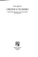 Cover of: Ordine e numero: studi sul libro di poesia e le raccolte poetiche nel Cinquecento