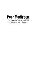 Cover of: Peer mediation by Hetty Van Gurp, Hetty Van Gurp