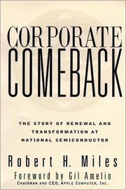 Cover of: Corporate Comeback: The Story of Renewal and Transformation at National Semiconductor (Jossey-Bass Business & Management Series)