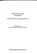 Cover of: Soziale Verortung der Geschlechter: Gesellschaftstheorie und feministische Kritik