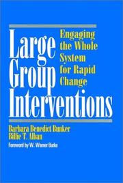 Cover of: Large Group Interventions by Barbara Benedict Bunker, Billie T. Alban