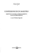 Confessioni di un maestro by Arturo Graf