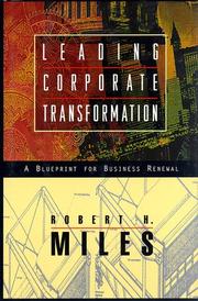Cover of: Leading corporate transformation: a blueprint for business renewal