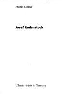 Cover of: Josef Rodenstock