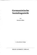 Germanistische Soziolinguistik by Heinrich Löffler