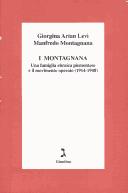 Cover of: I Montagnana by Giorgina Levi