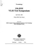 Cover of: 1994 IEEE Vlsi Test Symposium by Institute of Electrical and Electronics Engineers