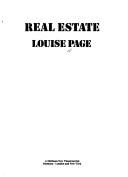 Cover of: Real estate | Page, Louise