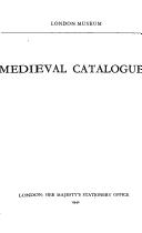 Medieval catalogue by Museum of London.
