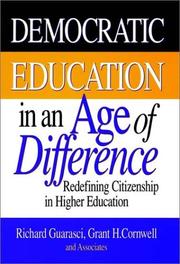 Cover of: Democratic education in an age of difference: redefining citizenship in higher education
