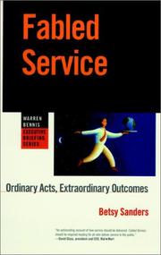 Cover of: Fabled Service by Betsy Sanders