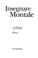 Cover of: Insegnare Montale