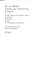 Cover of: Traum aus schwarzen Krügen: Erzählungen und andere Prosa, Gedichte, Hörspiele, Essays, Zeichnungen und Bilder