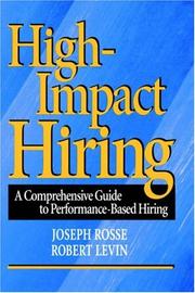 Cover of: High-impact hiring | Joseph G. Rosse