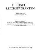 Cover of: Deutsche Reichstagsakten by Holy Roman Empire. Reichstag.