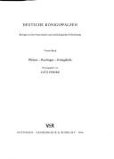 Cover of: Deutsche Königspfalzen by herausgegeben von Lutz Fenske, Jörg Jarnut und Matthias Wemhoff ; Redaktion, Guido M. Berndt.