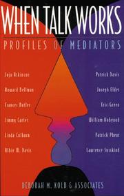 Cover of: When Talk Works: Profiles of Mediators (Business/Management)