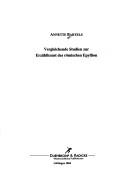 Cover of: Vergleichende Studien zur Erzählkunst des römischen Epyllion