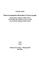 Cover of: Presse et propagande allemandes en France occupee: des Moniteurs officiels (1870-1871)