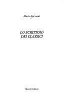 Cover of: scrittoio dei classici