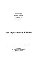 Cover of: Les langues de la Méditerranée by sous la direction de Robert Bistolfi ; en collaboration avec Henri Giordan.