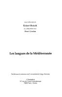 Cover of: Les langues de la Méditerranée