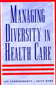 Cover of: Managing diversity in health care