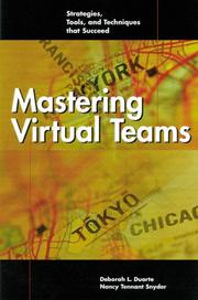 Cover of: Mastering Virtual Teams: Strategies, Tools, and Techniques That Succeed